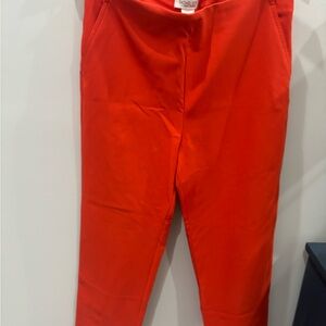 Rachel Zoe Vibrant Orange Trousers